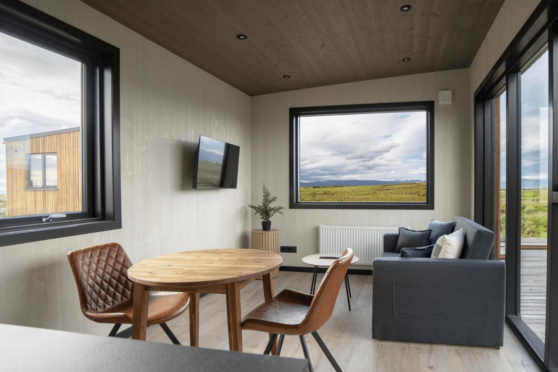 Blue View Cabins Reykholt  Luaran gambar