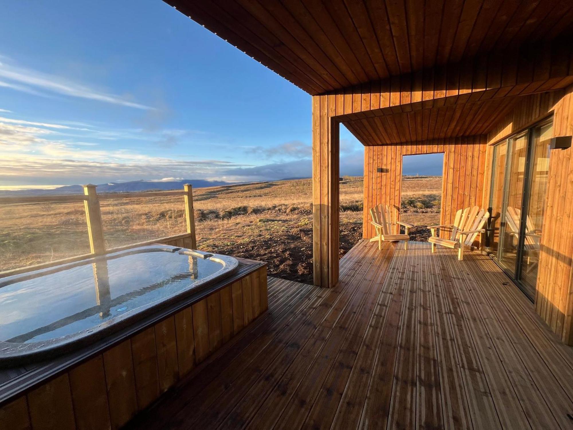 Blue View Cabins Reykholt  Luaran gambar