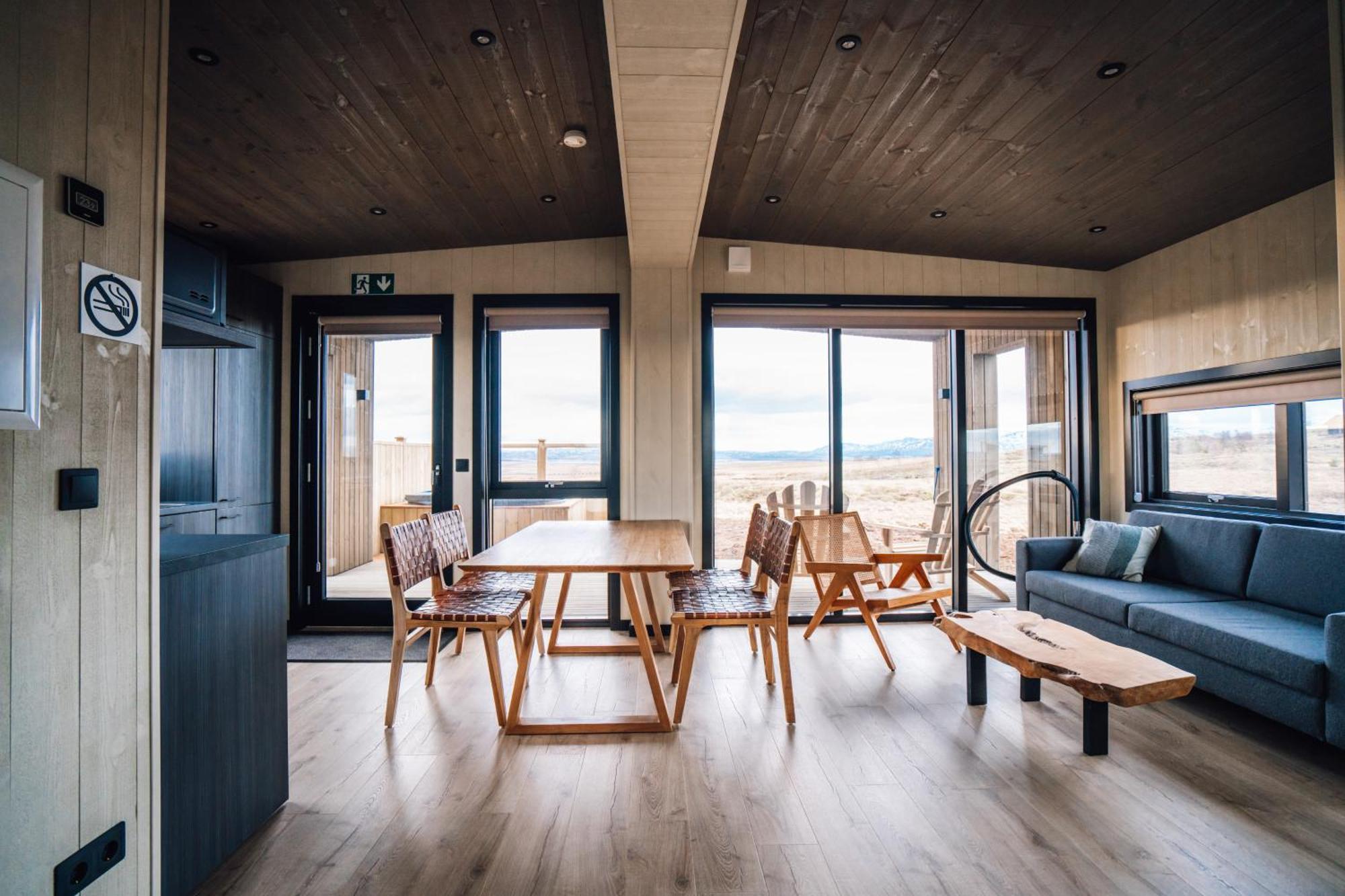 Blue View Cabins Reykholt  Luaran gambar